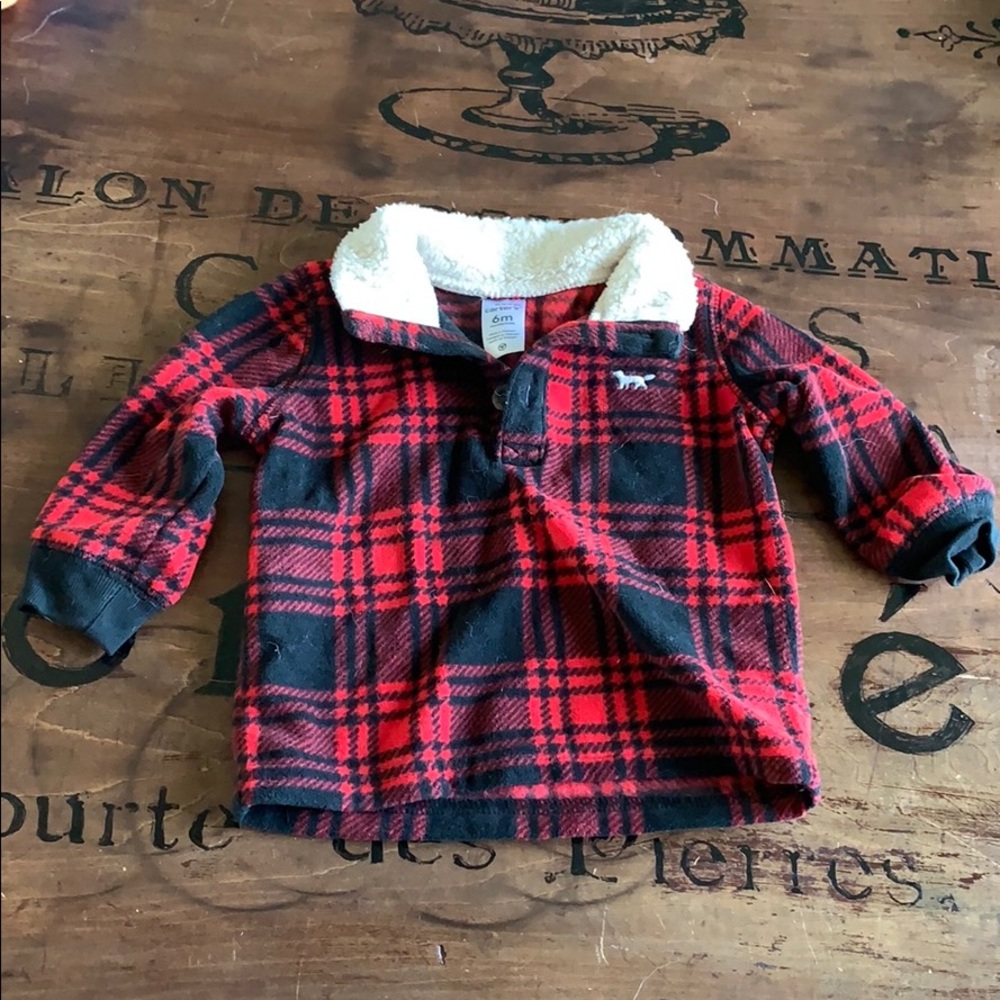 Plaid pullover